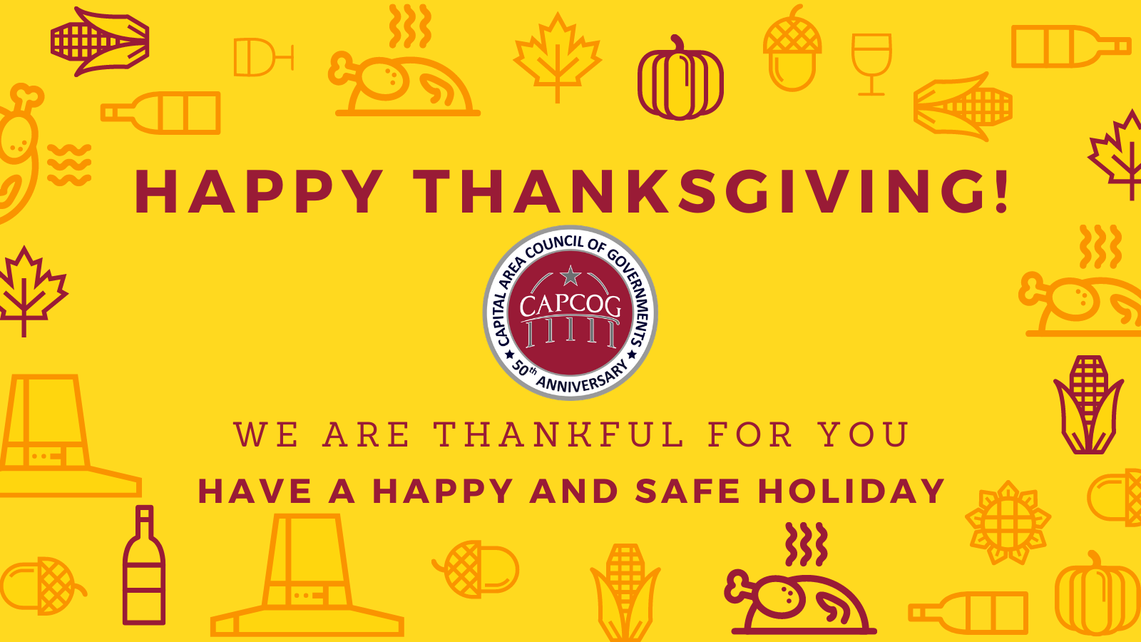 Click to read the CAPCOG holiday hours.