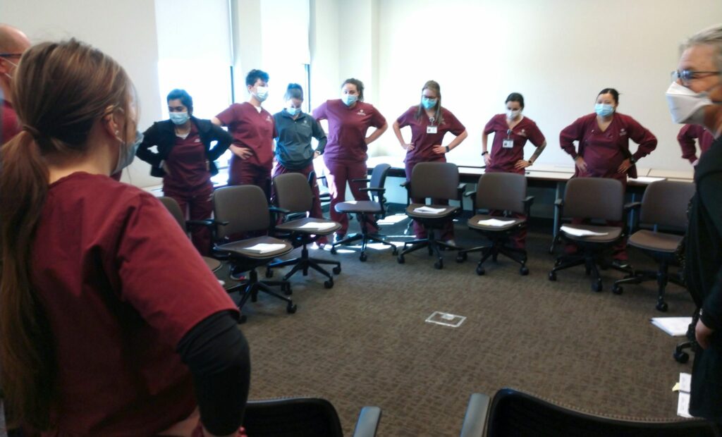 Area Agency on Aging of the Capital Area January 2022 A Matter of Balance instructor training with TX A&M Health Science Center in Round Rock