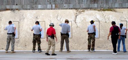 cadets at shooting range