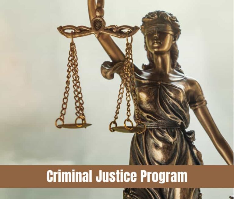 Click to read more about the Criminal Justice Program