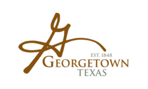 A logo that reads "Georgetown, Texas - Established 1848"