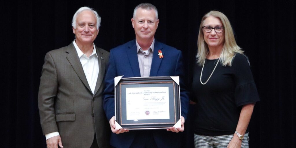 Click to read more about the Jack Griesenbeck leadership in regionalism award.